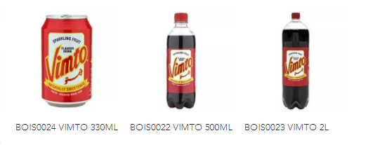 boissons vimto